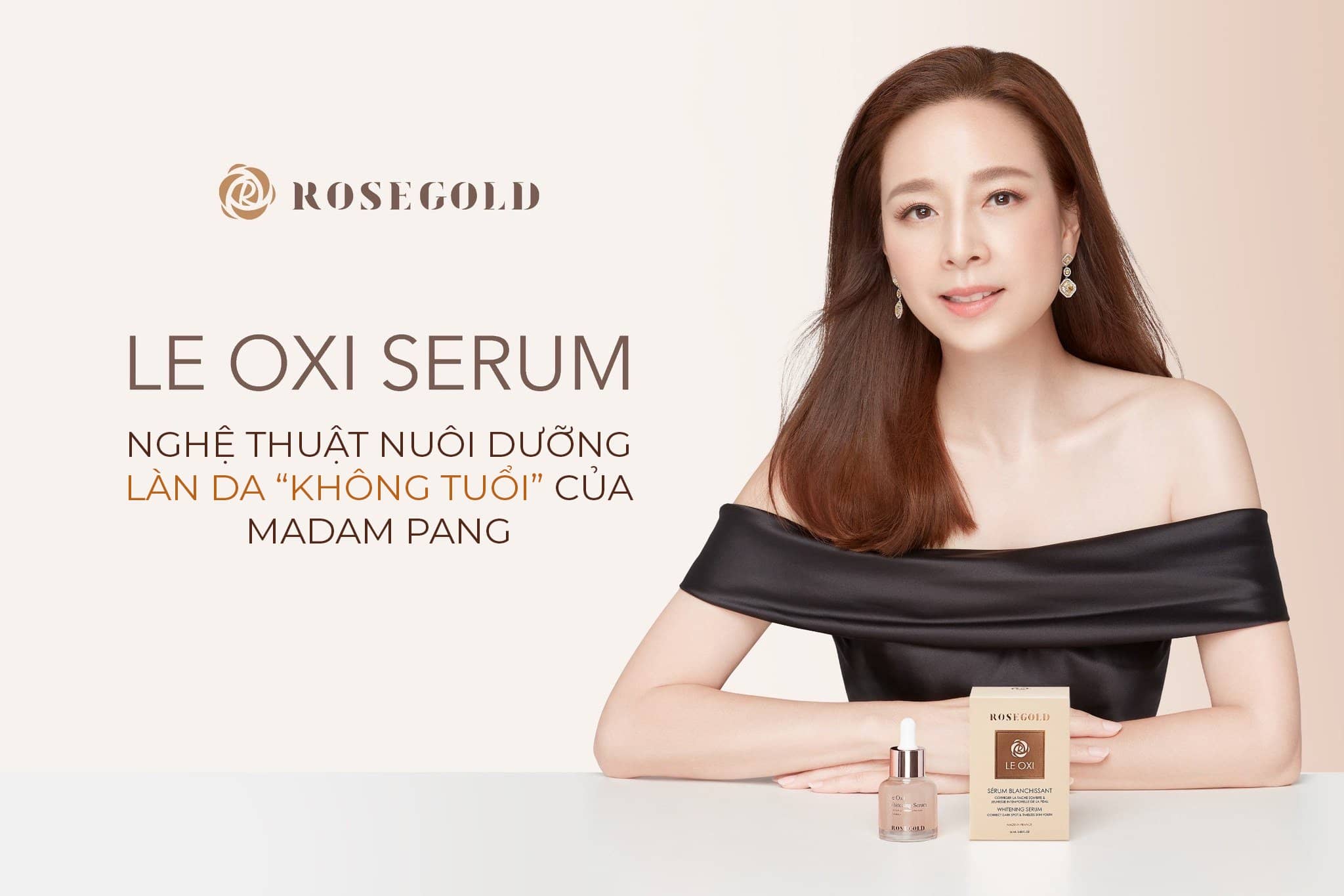 Chân dung nữ tỷ phú quyền lực Madam Pang - Đại sứ thương hiệu Le Oxi Whitening Serum Rosegold